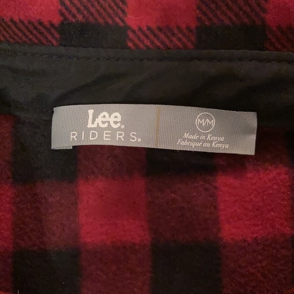 Lee’s Rider’s Size M Plaid Shirt - Picture 2 of 2